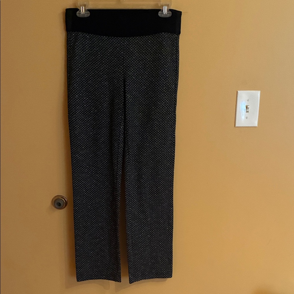 Zac & Rachel Black and Gray Straight Leg Pants